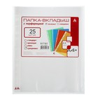 Файл-вкладыш А4, 60 мкм Бюрократ "Супер Люкс", тиснёный, вертикальный, 25 штук - Фото 2