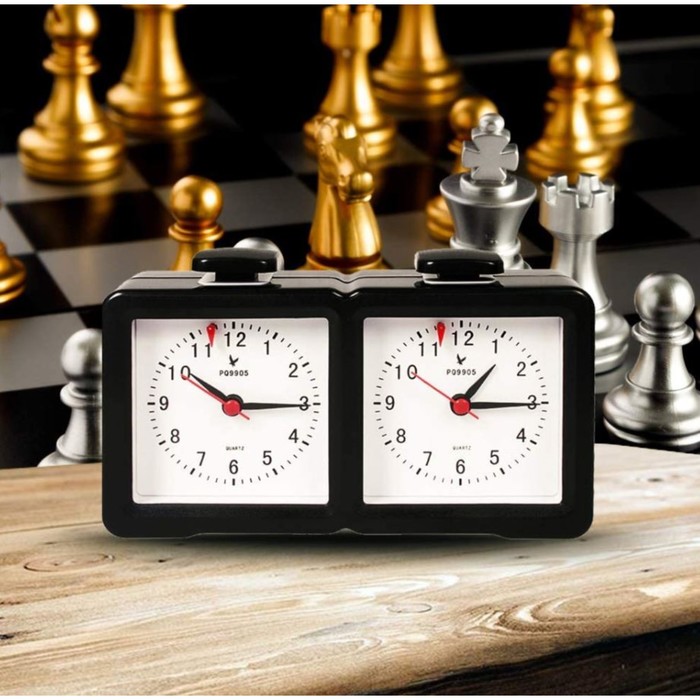 Шахматные часы, двойные, LEAP PQ9905, 11 х 20 х 5 см, 1 АА - фото 1883240619