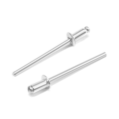 Заклёпки вытяжные ТУНДРА, алюминий-сталь, 50 шт., 3.2×6 мм