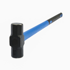 Кувалда кованая ТУНДРА, удлиненная фиберглассовая трехкомпонентная рукоятка, 3 кг - Фото 3