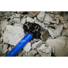 Кувалда кованая ТУНДРА, удлиненная фиберглассовая трехкомпонентная рукоятка, 3 кг - Фото 7