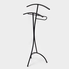 Вешалка костюмная «Слуга», 47×36×106 см, чёрная - Фото 1