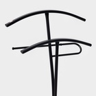 Вешалка костюмная «Слуга», 47×36×106 см, чёрная - Фото 4