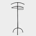 Вешалка костюмная «Слуга», 47×36×106 см, чёрная - Фото 6