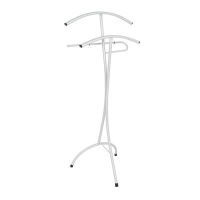 Вешалка костюмная «Слуга», 47×36×106 см, цвет белое серебро