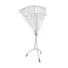 Вешалка костюмная «Слуга», 47×36×106 см, цвет белое серебро - Фото 5