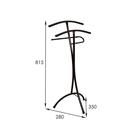 Вешалка костюмная «Слуга», 35×28×81,5 см, малая, цвет медный антик - Фото 4