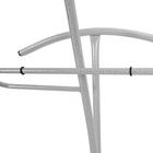 Вешалка костюмная «Слуга», 35×28×81,5 см, малая, цвет белое серебро - Фото 3