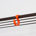 Вешалка настенная 2-х ярусная, 60×22×57,5 см, цвет медный антик - Фото 5