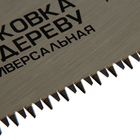 УЦЕНКА Ножовка по дереву ТУНДРА, 450 мм, 7-8 TPI, 3D заточка, каленый зуб - Фото 2