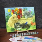 Роспись по номерам без подрамника «Котята», 40 х 30 см - Фото 2