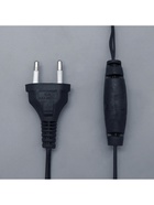 Гирлянда «Бахрома» 4 × 0.6 м, IP44, тёмная нить, 180 LED, свечение бело-синее, мигание, 220 В 1080161 - фото 319918250