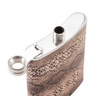 Подарочный набор «Питон»: фляжка 240 мл, 4 рюмки, воронка - Фото 4