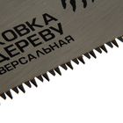 УЦЕНКА Ножовка по дереву ТУНДРА, 400 мм, 7-8 TPI, 3D заточка, каленый зуб - Фото 2
