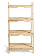 Стеллаж деревянный, 4 полки 110×50×35 см, «Добропаровъ» - Фото 2