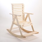 Кресло-качалка, 70×110×90см, из липы, "Добропаровъ" - фото 2043425