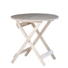 Стол деревянный, 80×80×75 см, складной, круглый - Фото 1