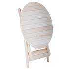 Стол деревянный, 80×80×75 см, складной, круглый - Фото 3