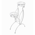 Подставка для цветов «Лотос-2», d=19,5 см, белое серебро - Фото 1