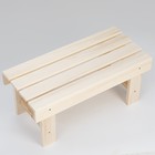 Лавка деревянная, 70×33×30 см, липа, «Добропаровъ» - Фото 2