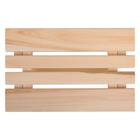 Лавка для бани и дачи, 40×25×21 см, деревянная, липа, «Добропаровъ» - Фото 2