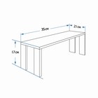 Лавка деревянная, 36×23×17 см, липа,«Добропаровъ» - Фото 2