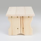 Лавка деревянная, 36×23×17 см, липа,«Добропаровъ» - Фото 5