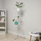 Подставка для цветов «Стелла-9», d=20 см, цвет белое серебро - Фото 1