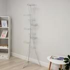 Подставка для цветов «Стелла-9», d=20 см, цвет белое серебро - Фото 2