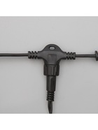 Гирлянда «Занавес» 2 × 9 м, IP44, УМС, тёмная нить, 1800 LED, свечение синее, 220 В - Фото 8