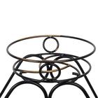 Подставка для цветов «Фиалка-4», d=16 см, цвет чёрный - Фото 4