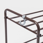 Подставка для обуви, 2 яруса, 87×30×40 см, цвет МИКС - Фото 6