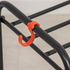 Подставка для обуви, 2 яруса, 87×30×45 см, цвет чёрный - Фото 4