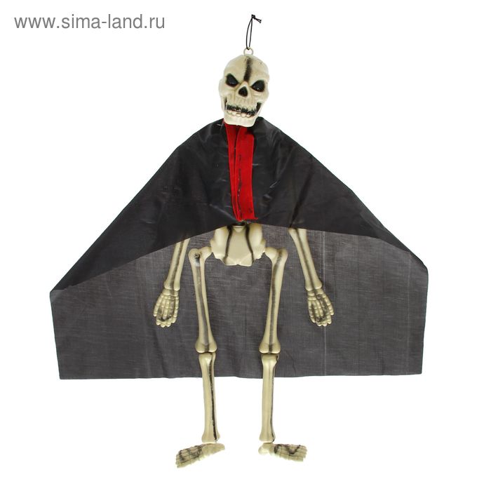 Скелет на подвесе в плаще - Фото 1