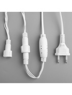 Гирлянда «Нить» 10 м, IP44, УМС, белая нить, 100 LED, свечение красное, 220 В - Фото 8