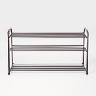 Подставка для обуви, 3 яруса, 87×30×48 см, цвет МИКС - Фото 2