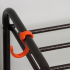 Подставка для обуви с сиденьем, 3 яруса, 89×30×48 см, цвет медный антик - Фото 3