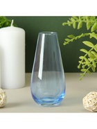 Ваза «Весна» малая, 140 мл, 12×6 см, d=2.7 см, стекло, голубая - Фото 2