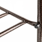 Подставка для обуви с сиденьем, 3 яруса, 65×30×48 см, цвет медный антик - Фото 3