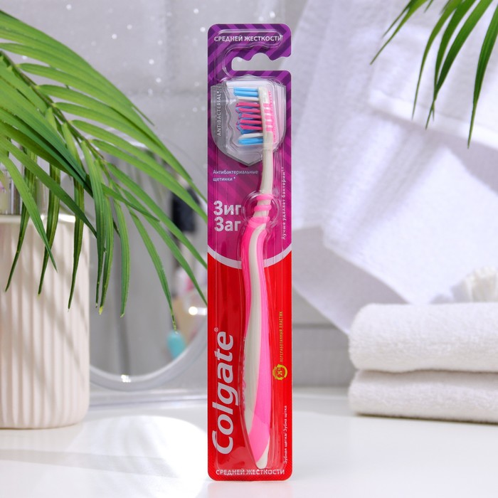 Зубная щётка Colgate «ЗигЗаг», средней жесткости - Фото 1