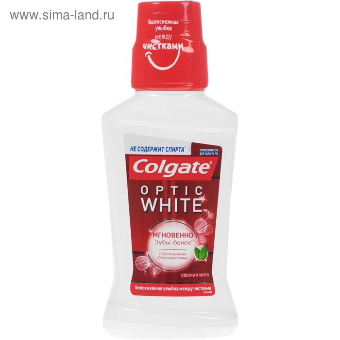 Ополаскиватель для полости рта Colgate Optic White, 250 мл - Фото 1