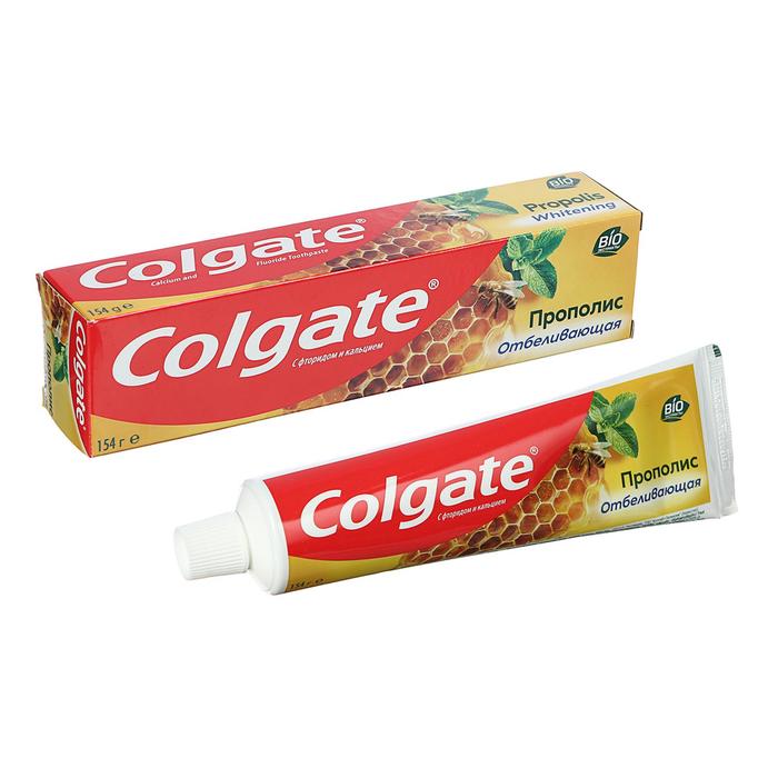 Зубная паста Colgate, прополис, отбеливающая, 100 мл - Фото 1
