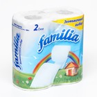 Туалетная бумага FAMILIA, 2 слоя, 4 рулона - Фото 1