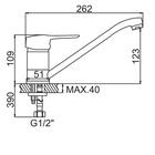 Смеситель для кухни Accoona A4130F, однорычажный, чёрный, матовый - Фото 4