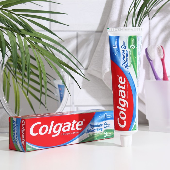 Зубная паста Colgate «Тройное действие», 100 мл - Фото 1
