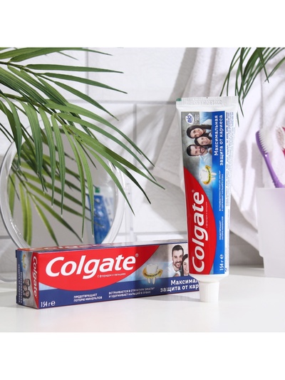 Зубная паста Colgate «Максимальная защита от кариеса», свежая мята, 146 мл