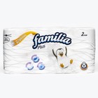 Туалетная бумага Familia Plus, белая, 2 слоя, 8 рулонов - Фото 2