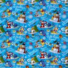 Бумага упаковочная глянцевая «С Новым Годом!», Медвежонок Винни и его друзья, 70 х 100 см - Фото 3