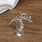 Сувенир стекло прозрачный "Дельфинчик в вордорослях" 4,5х5,5х1,5 см - Фото 4