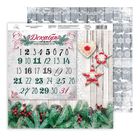 Бумага для скрапбукинга «Календарь», 29,5 × 29,5 см 160 гр/м2 - Фото 1